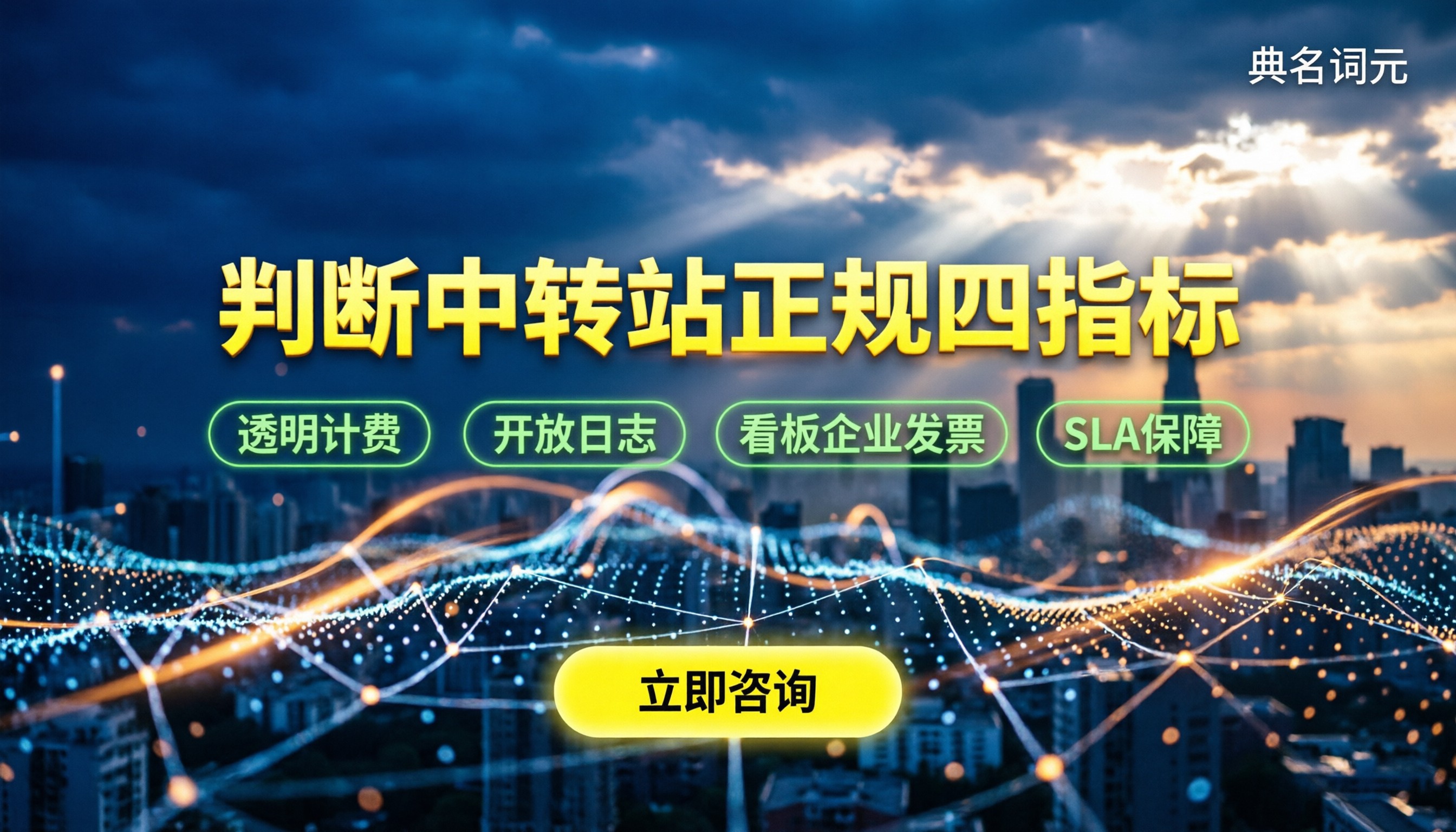 怎么判断中转站是否正规:看这4个硬指标就够