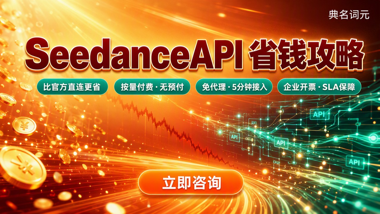 SeedanceAPI调用费用：怎么对比最省钱