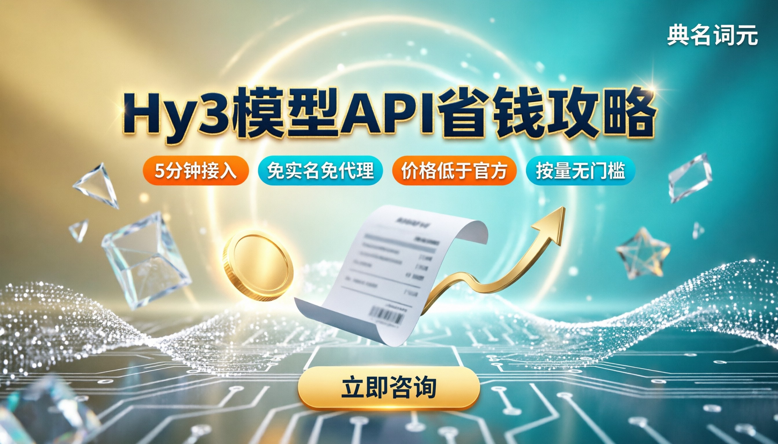 腾讯Hy3模型调用费用:API怎么选最省?