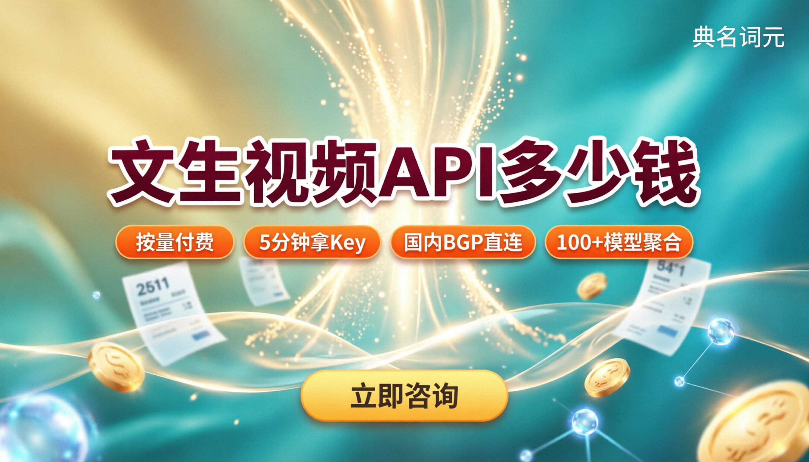 文生视频API多少钱：最新价格与中转对比